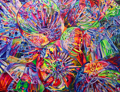 Color Rhapsody - a Paint Artowrk by Carol Scott